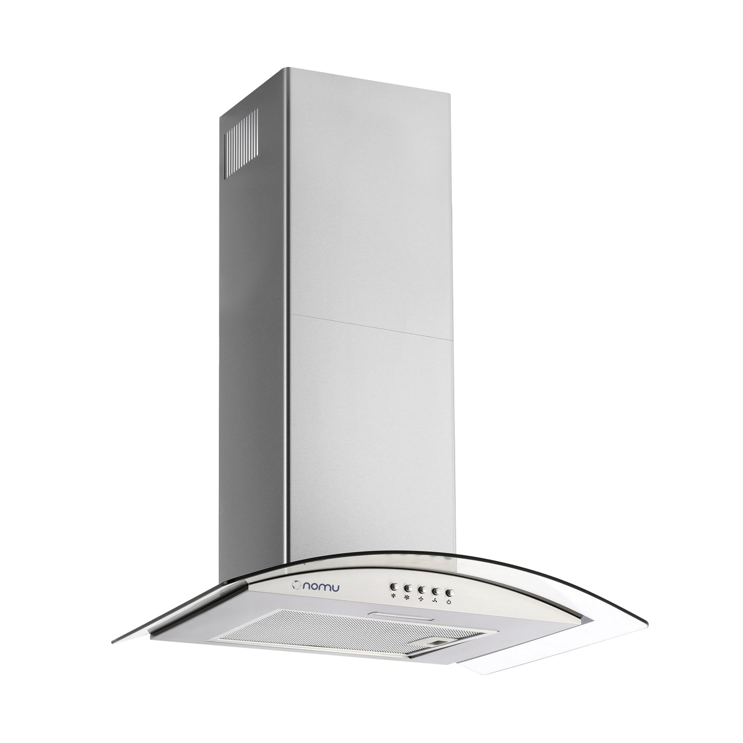 Campana Extracción Cristal 60cm Acero Inoxidable, 3 Velocidades, NOMU