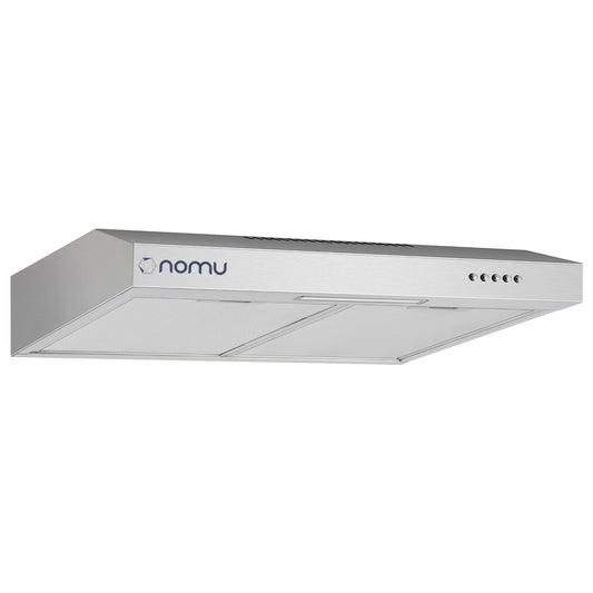 NOMU Campana Extractora Empotrable 60 cm, Acero Inoxidable, 3 Velocidades