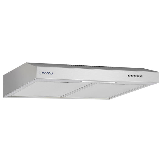 NOMU Campana Extractora Empotrable 76 cm, Acero Inoxidable, 3 Velocidades